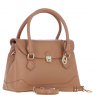 Ashwood Leather Ashwood Leather Twist Lock Large Flap Handbag with Crossbody Strap - Butterscotch Y-56
