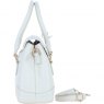 Ashwood Leather Ashwood Leather Twist Lock Large Flap Handbag with Crossbody Strap - White Y-56