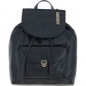 Ashwood Leather Twist Lock Small Backpack - Black Y-57