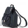 Ashwood Leather Twist Lock Small Backpack - Black Y-57