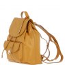 Ashwood Leather Twist Lock Small Backpack - Mustard Y-57