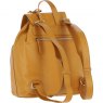 Ashwood Leather Twist Lock Small Backpack - Mustard Y-57