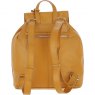 Ashwood Leather Twist Lock Small Backpack - Mustard Y-57
