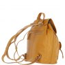 Ashwood Leather Twist Lock Small Backpack - Mustard Y-57