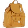 Ashwood Leather Ashwood Leather Twist Lock Small Backpack - Mustard Y-57