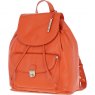 Ashwood Leather Twist Lock Small Backpack - Orange Y-57