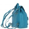 Ashwood Leather Twist Lock Small Backpack - Turquoise Y-57