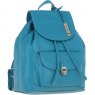 Ashwood Leather Ashwood Leather Twist Lock Small Backpack - Turquoise Y-57
