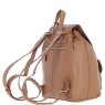 Ashwood Leather Twist Lock Small Backpack - Butterscotch Y-57