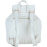 Ashwood Leather Twist Lock Small Backpack - White Y-57