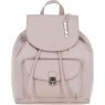 Ashwood Leather Twist Lock Small Backpack - Beige Y-57