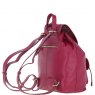 Ashwood Leather Twist Lock Small Backpack - Raspberry Y-57