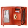 Ashwood Leather Twist Lock Purse - Orange Y-60