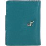 Ashwood Leather Twist Lock Purse - Turquoise Y-60