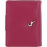 Ashwood Leather Twist Lock Purse - Raspberry Y-60