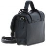 Ashwood Leather Twist Lock Small Satchel - Black Y-61