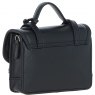 Ashwood Leather Twist Lock Small Satchel - Black Y-61