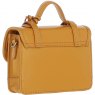 Ashwood Leather Twist Lock Small Satchel - Mustard Y-61