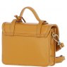 Ashwood Leather Twist Lock Small Satchel - Mustard Y-61