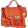Ashwood Leather Ashwood Leather Twist Lock Small Satchel - Orange Y-61