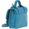 Ashwood Leather Twist Lock Small Satchel - Turquoise Y-61