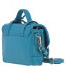 Ashwood Leather Twist Lock Small Satchel - Turquoise Y-61