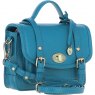 Ashwood Leather Ashwood Leather Twist Lock Small Satchel - Turquoise Y-61
