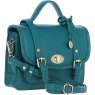 Ashwood Leather Ashwood Leather Twist Lock Small Satchel - Green Y-61