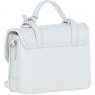 Ashwood Leather Twist Lock Small Satchel - White Y-61