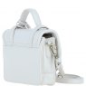 Ashwood Leather Twist Lock Small Satchel - White Y-61