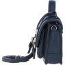 Ashwood Leather Twist Lock Small Satchel - Navy Y-61