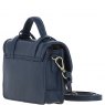 Ashwood Leather Twist Lock Small Satchel - Navy Y-61