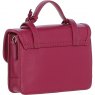 Ashwood Leather Twist Lock Small Satchel - Raspberry Y-61