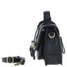 Ashwood Leather Twist Lock Medium Satchel - Black Y-62