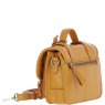 Ashwood Leather Twist Lock Medium Satchel - Mustard Y-62