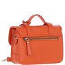 Ashwood Leather Twist Lock Medium Satchel - Orange Y-62