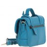 Ashwood Leather Twist Lock Medium Satchel - Turquoise Y-62