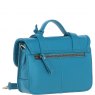 Ashwood Leather Twist Lock Medium Satchel - Turquoise Y-62