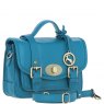 Ashwood Leather Ashwood Leather Twist Lock Medium Satchel - Turquoise Y-62