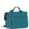Ashwood Leather Twist Lock Medium Satchel - Green Y-62