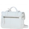 Ashwood Leather Twist Lock Medium Satchel - White Y-62