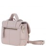 Ashwood Leather Twist Lock Medium Satchel - Beige Y-62