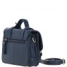 Ashwood Leather Twist Lock Medium Satchel - Navy Y-62