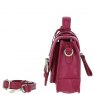 Ashwood Leather Twist Lock Medium Satchel - Raspberry Y-62