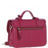 Ashwood Leather Twist Lock Medium Satchel - Raspberry Y-62