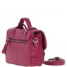 Ashwood Leather Twist Lock Medium Satchel - Raspberry Y-62