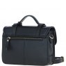 Ashwood Leather Twist Lock Large Satchel - Black Y-63