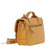 Ashwood Leather Twist Lock Large Satchel - Mustard Y-63
