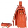 Ashwood Leather Twist Lock Large Satchel - Orange Y-63