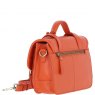 Ashwood Leather Twist Lock Large Satchel - Orange Y-63